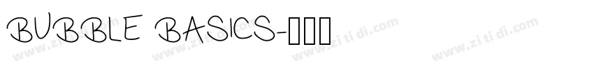 BUBBLE BASICS字体转换